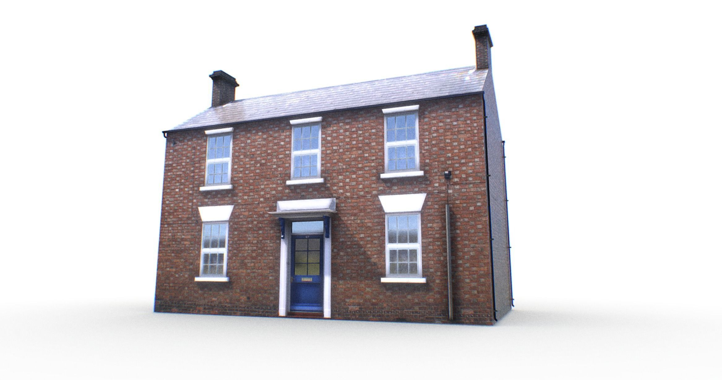 London Buildings Collection Low-poly 3D model_9