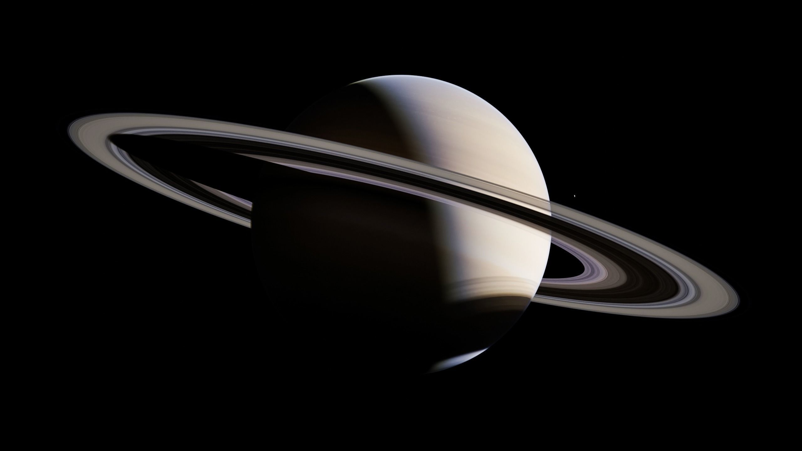 Saturn Low-poly 3D model_7