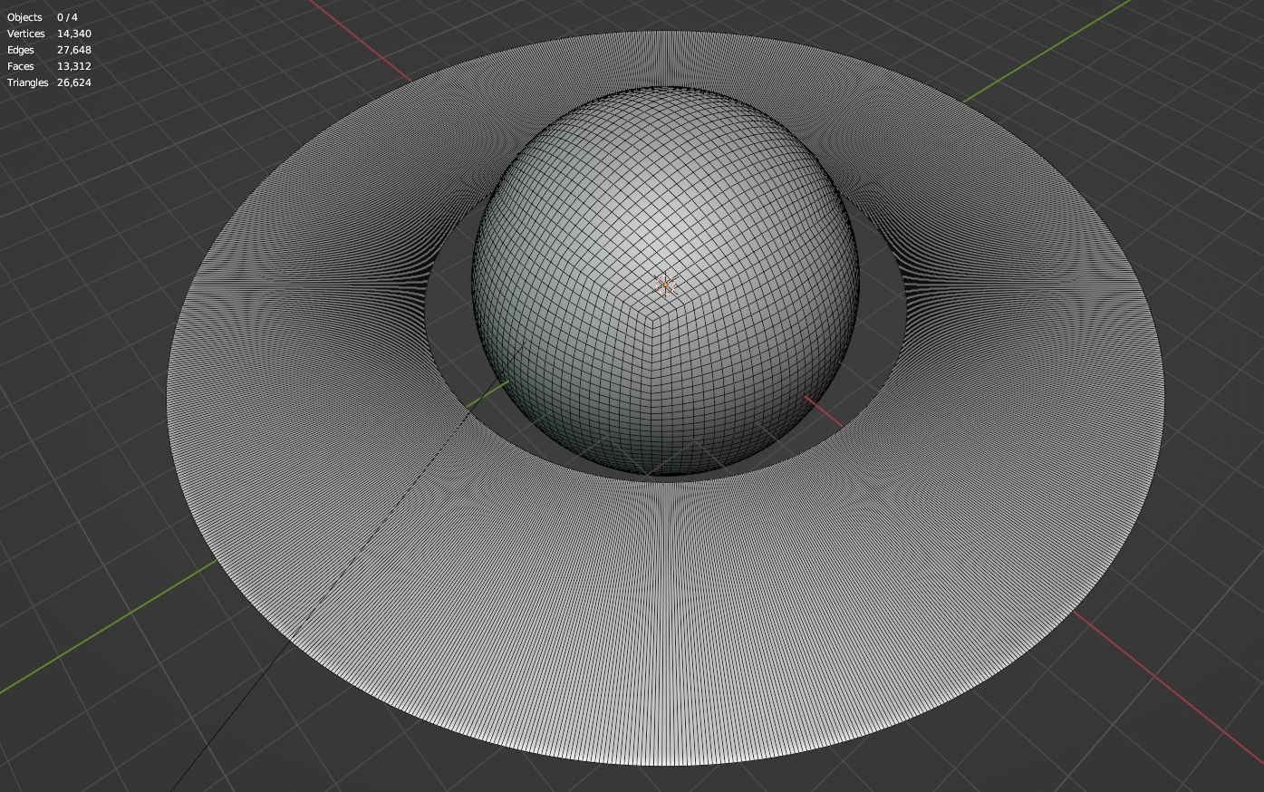 Saturn Low-poly 3D model_11