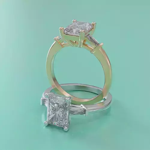 Engagement Rings 3D print model