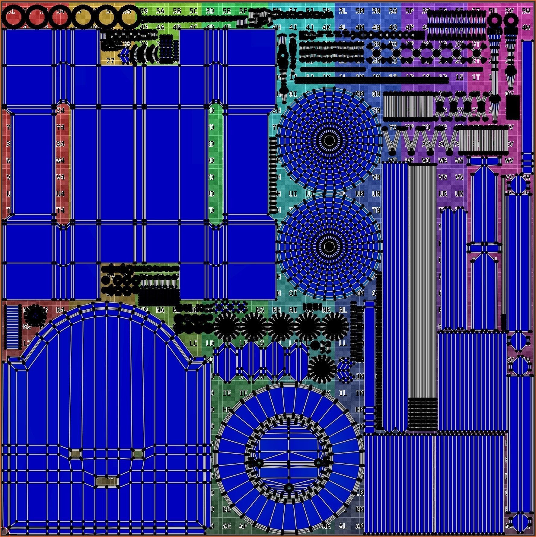 Grandpa Clock Low-Poly Game Ready 3D Model Low-poly 3D model_35