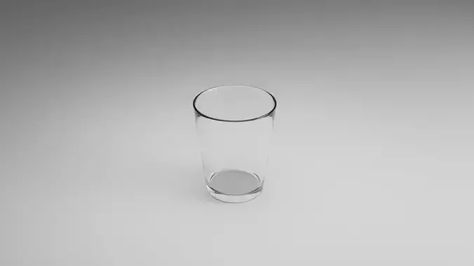 High-Fidelity Realistic Glass 3D Model for VFX and Rendering