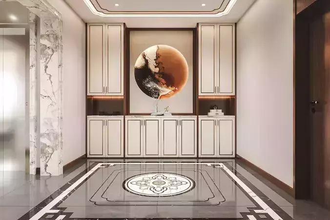 New style entrance Chinese hall