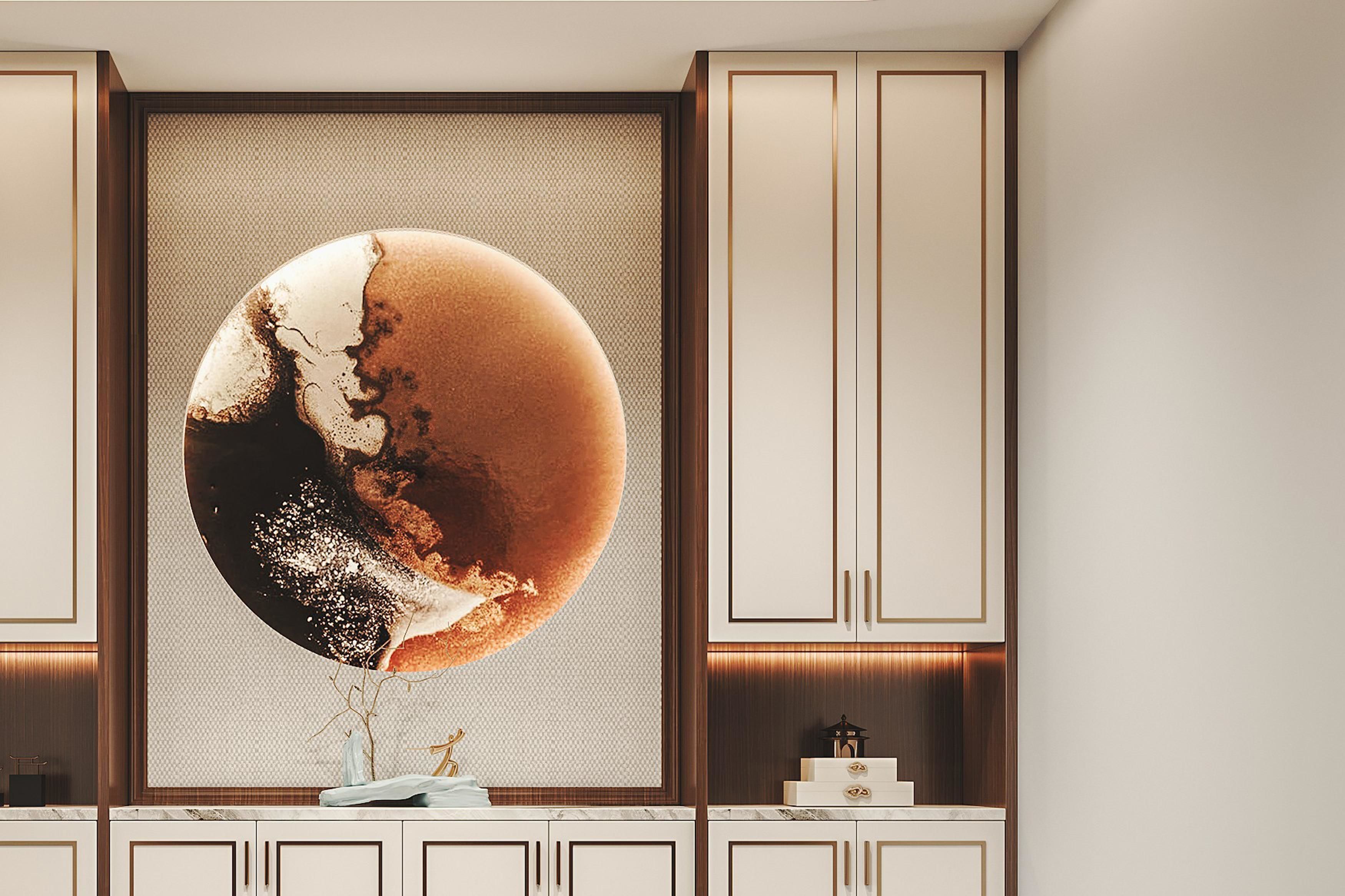 New style entrance Chinese hall 3D model_1