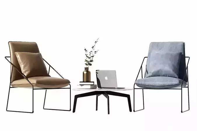 casual Modern chair table and