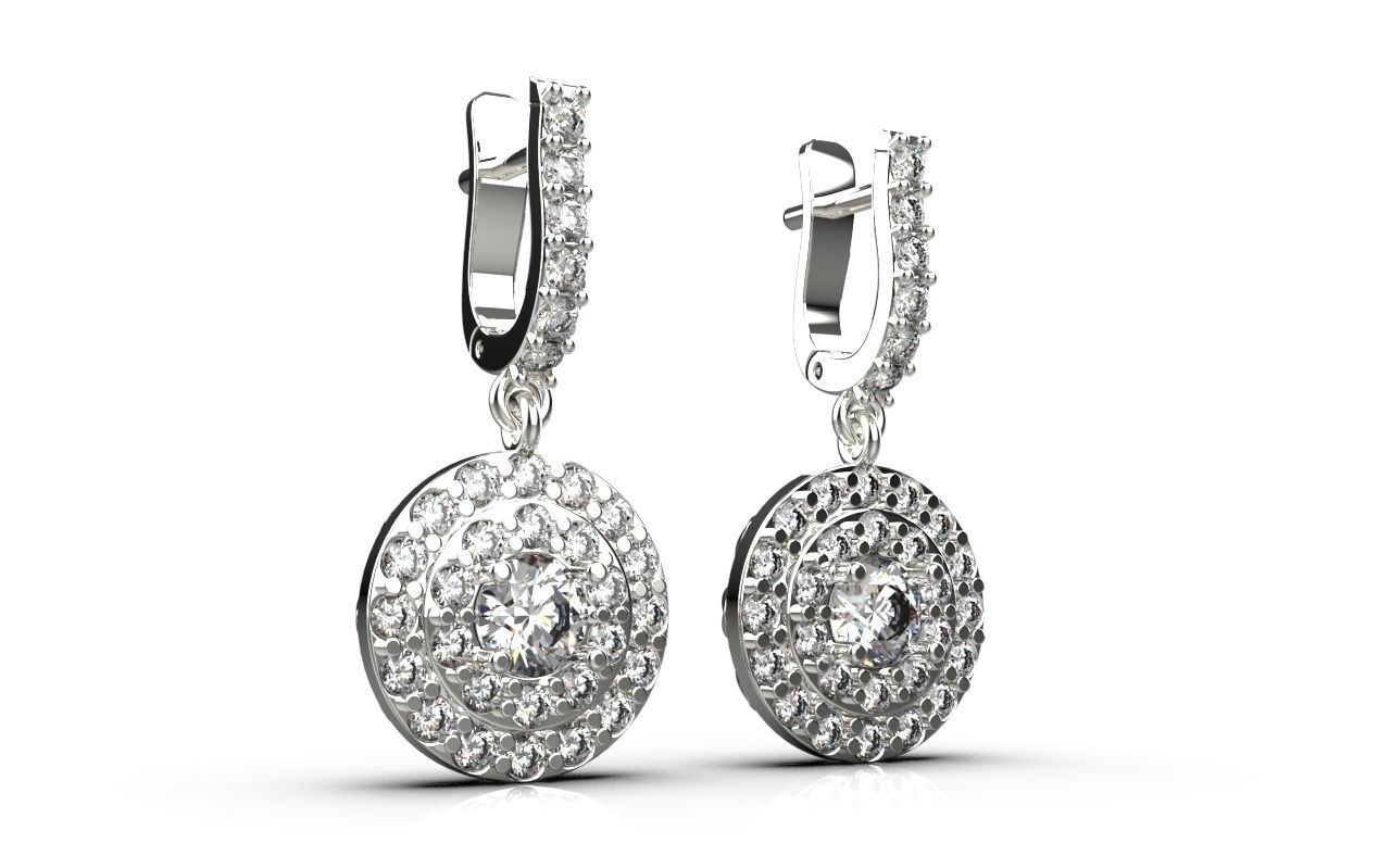 round  design earring  Free 3D print model_11