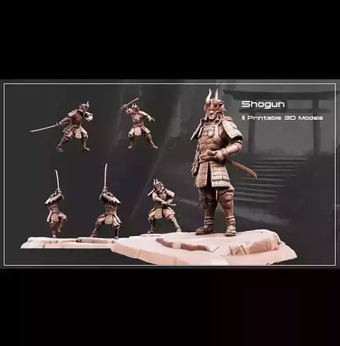 Shogun For 3D print 3D print model