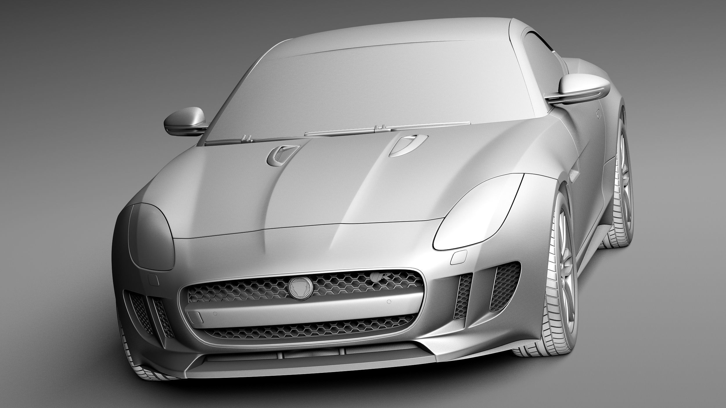 Jaguar F-Type R Coupe 2015 3D model_9