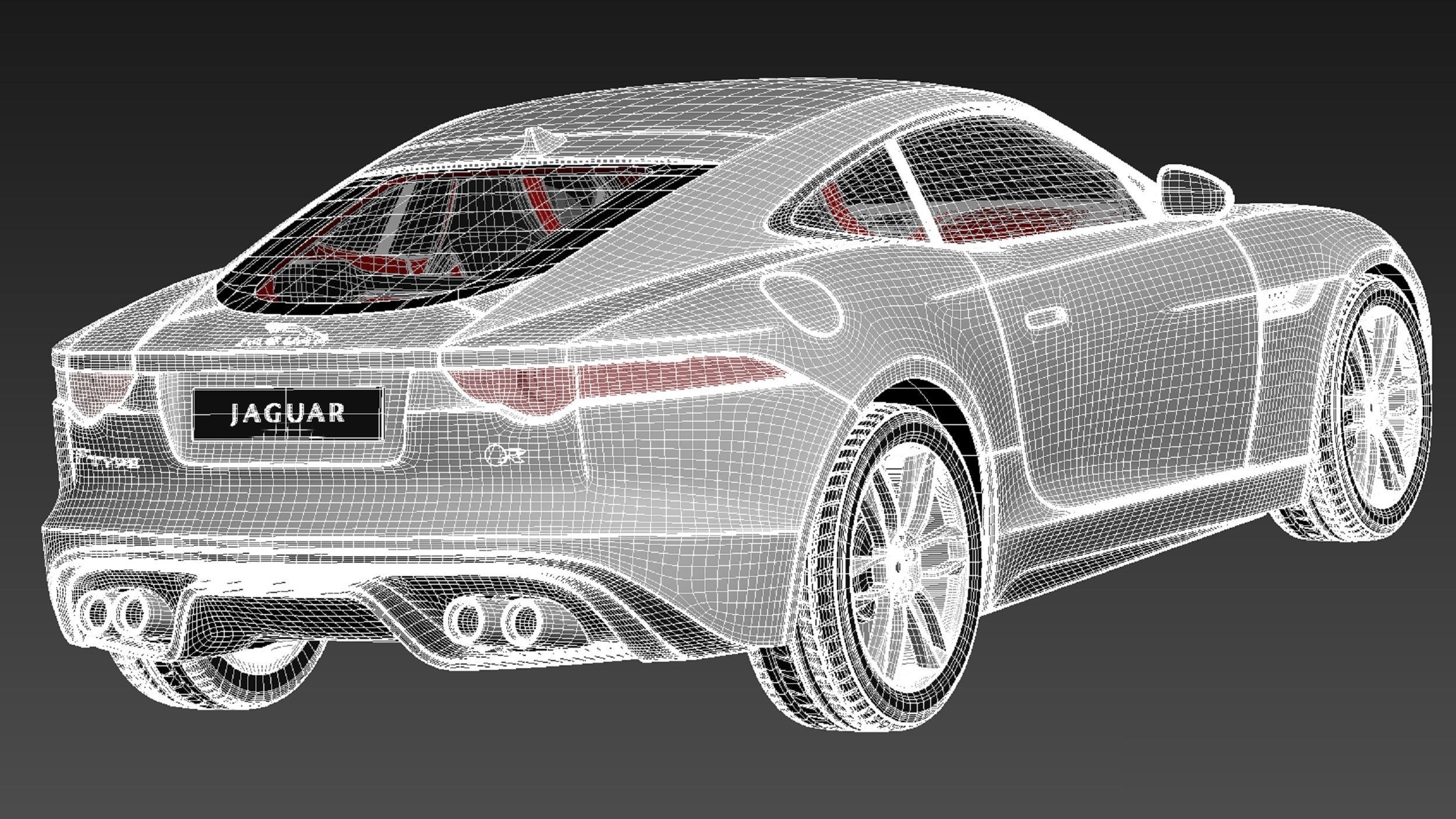 Jaguar F-Type R Coupe 2015 3D model_18