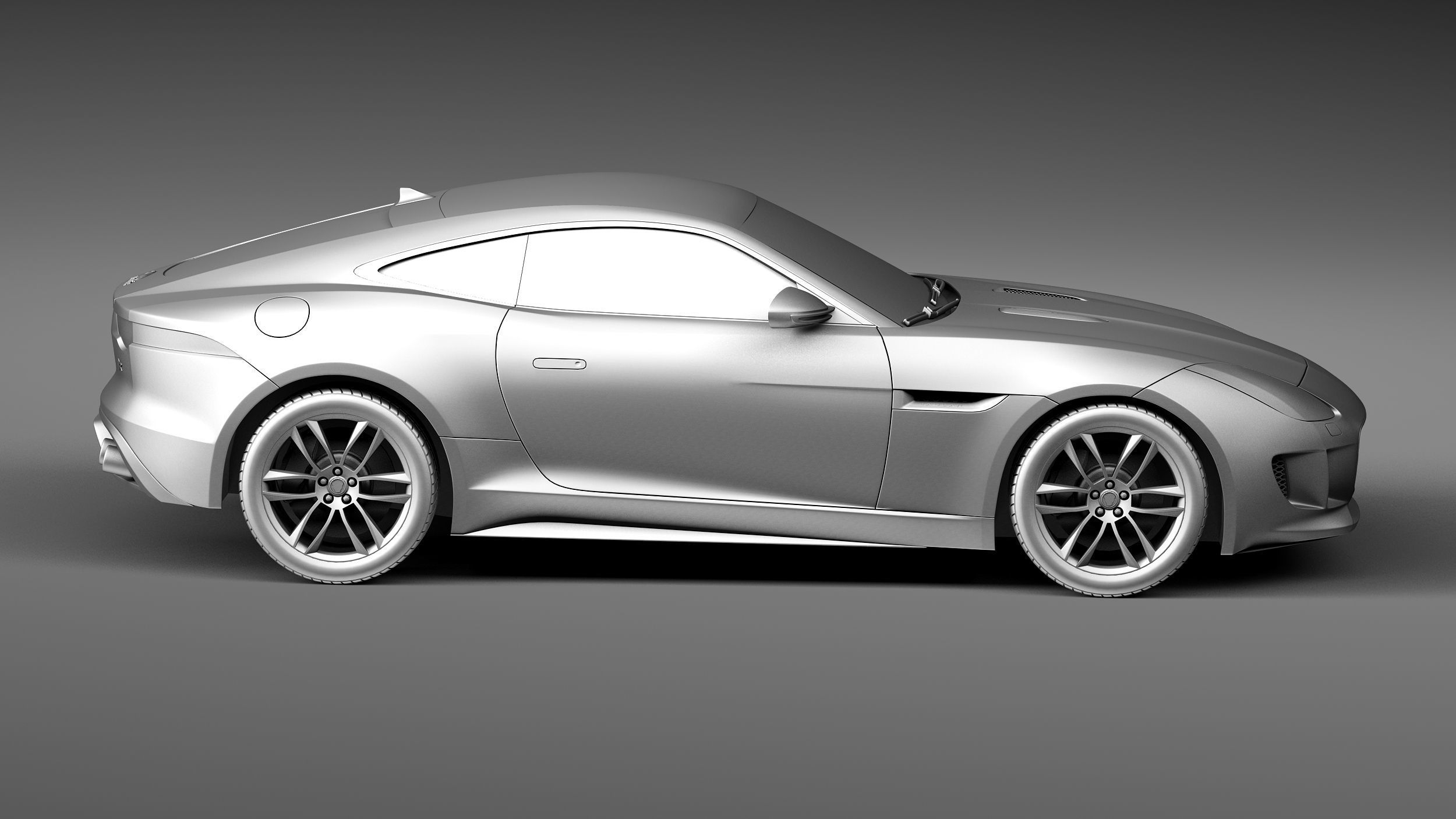 Jaguar F-Type R Coupe 2015 3D model_14