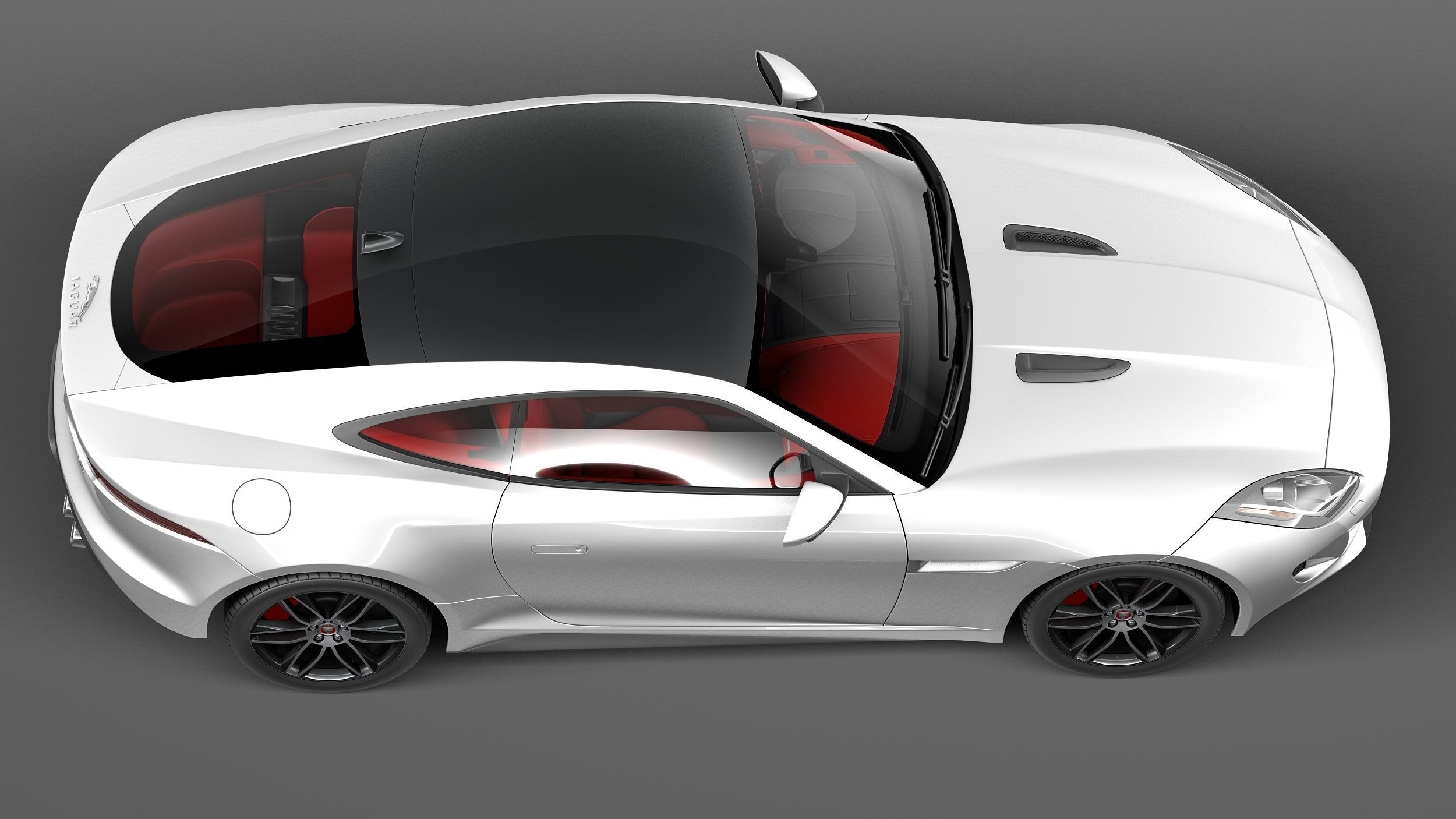 Jaguar F-Type R Coupe 2015 3D model_7