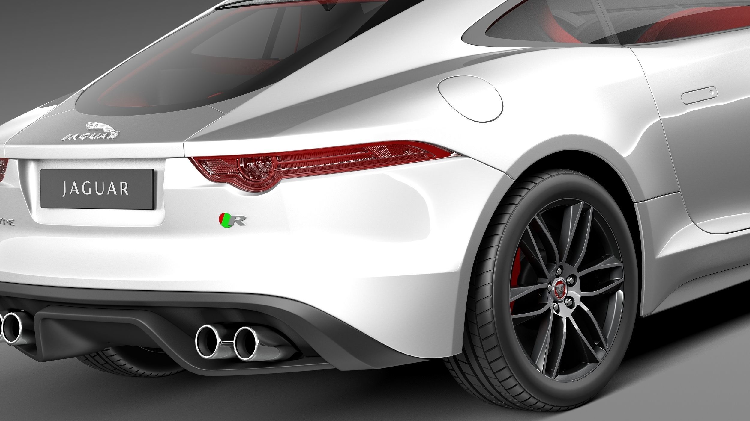 Jaguar F-Type R Coupe 2015 3D model_3