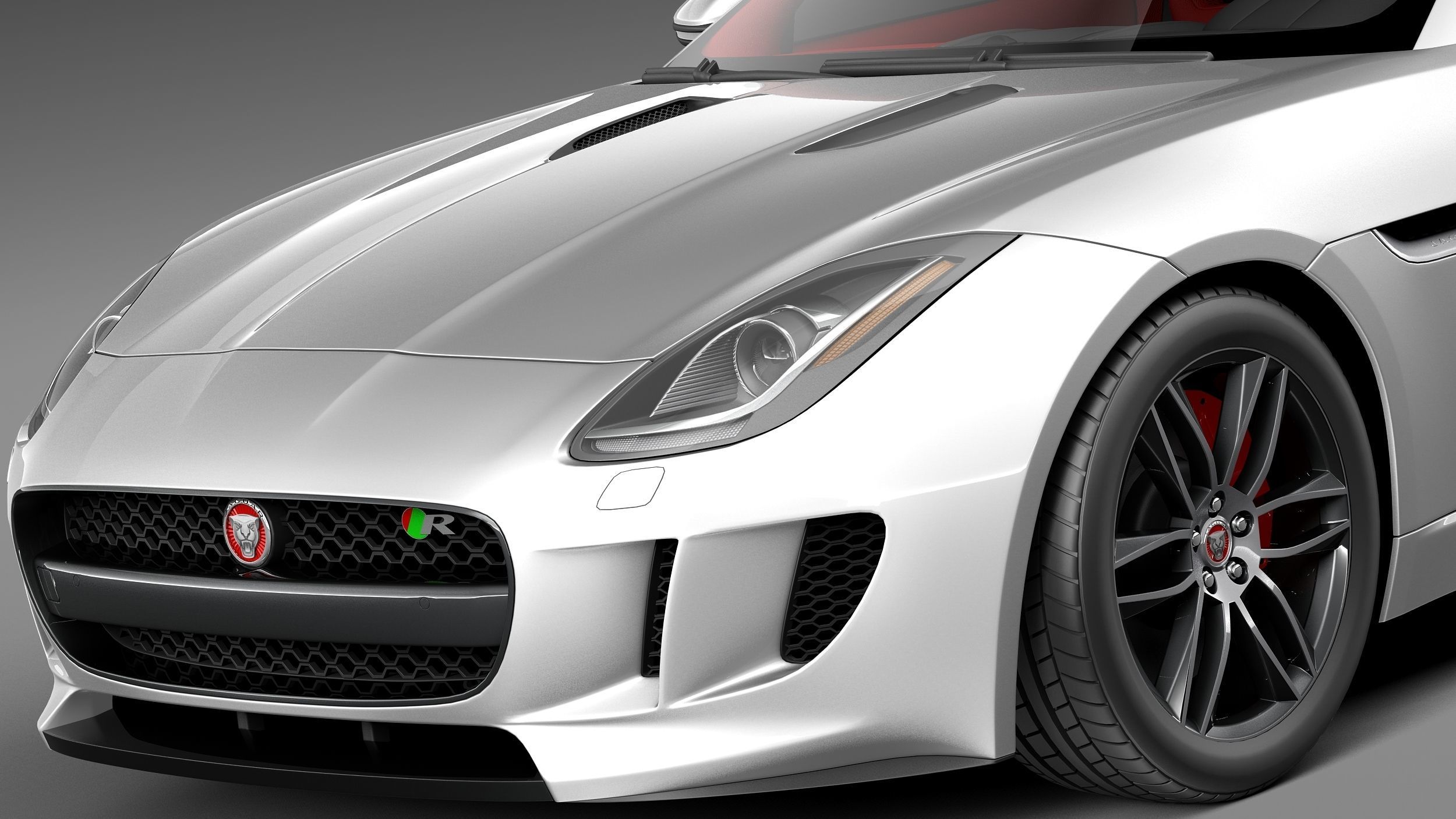 Jaguar F-Type R Coupe 2015 3D model_2