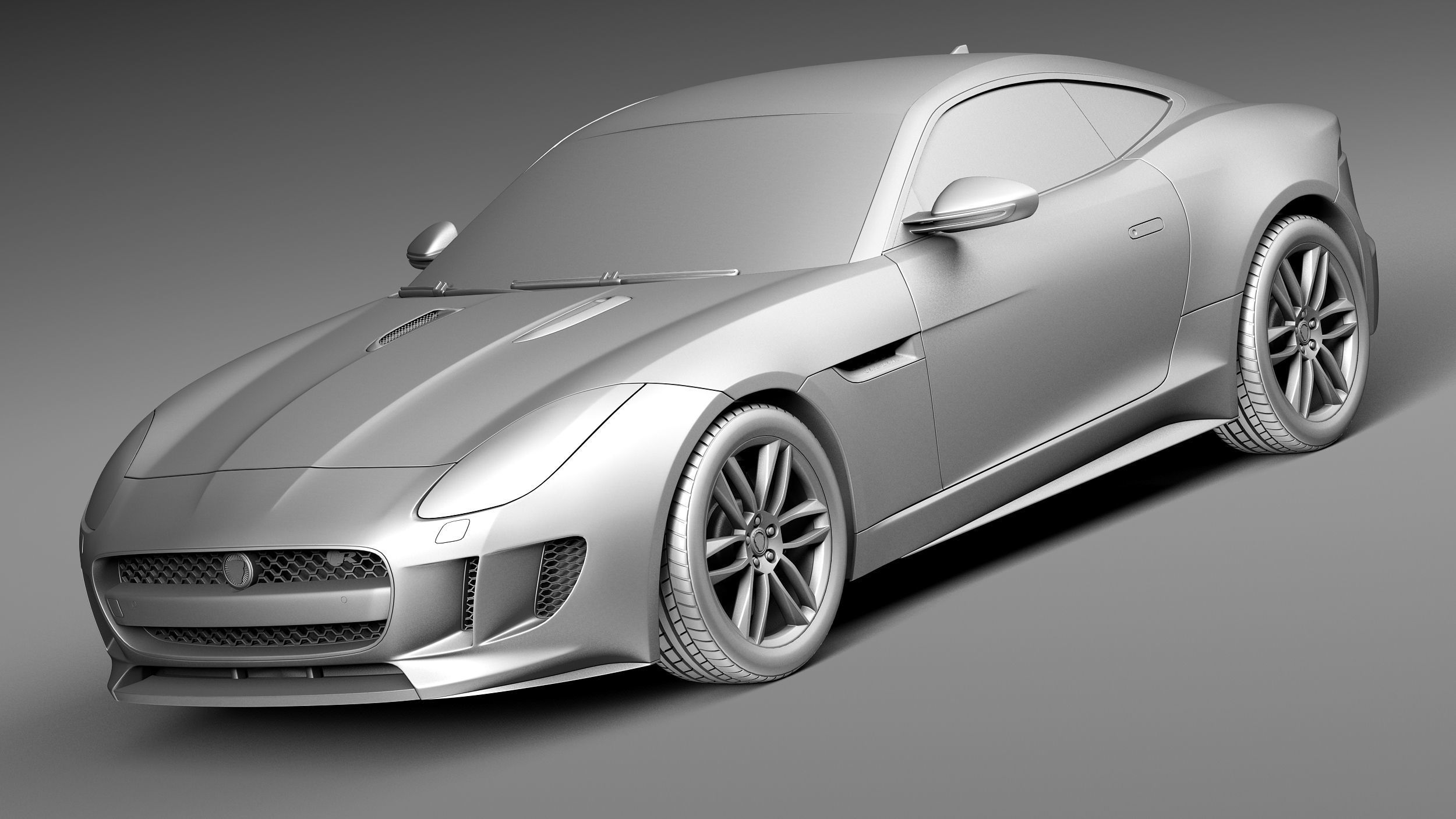 Jaguar F-Type R Coupe 2015 3D model_8