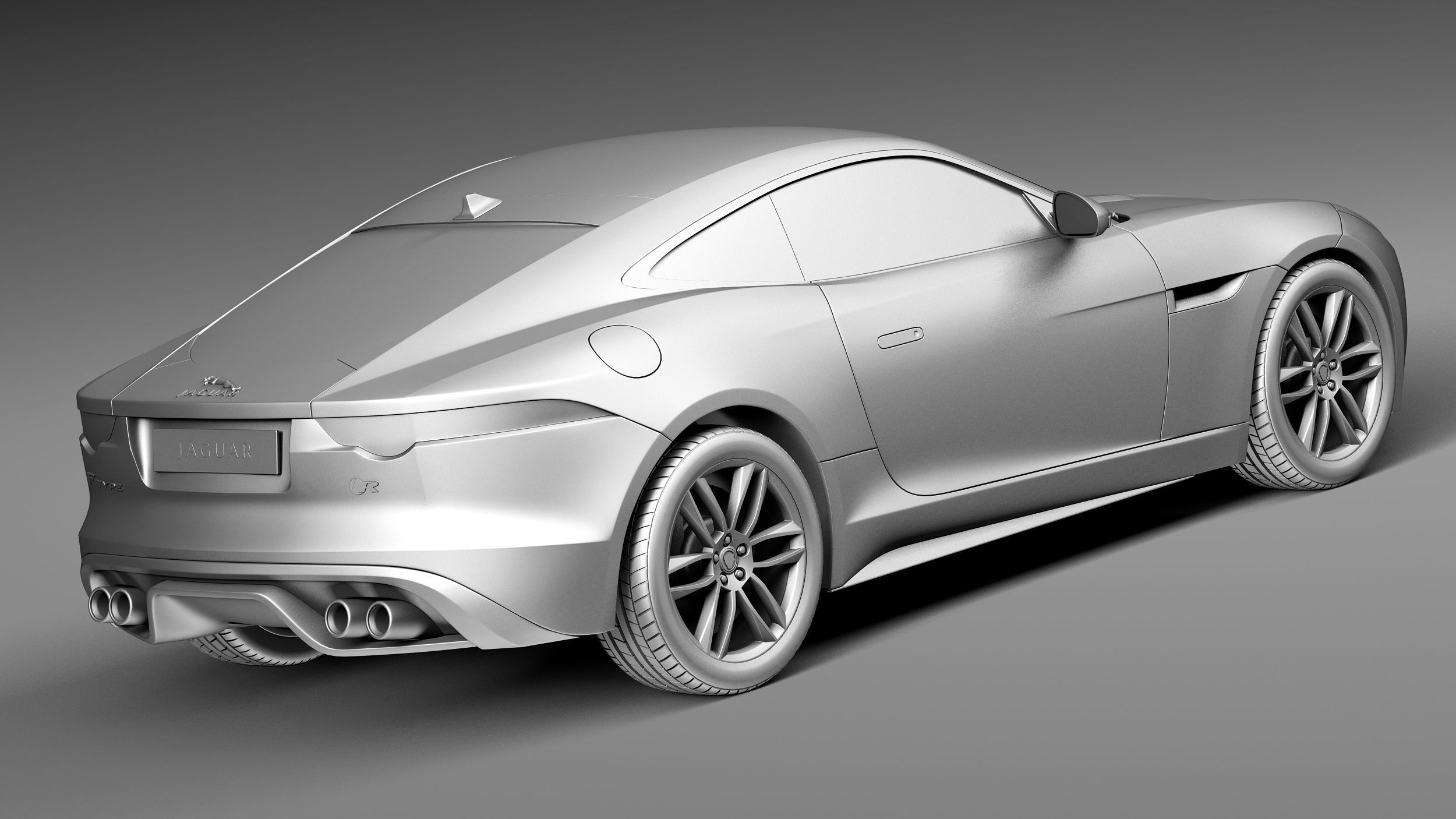 Jaguar F-Type R Coupe 2015 3D model_12