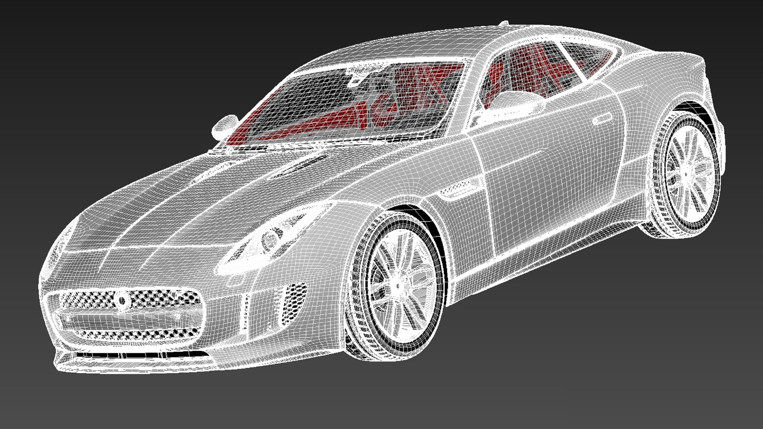 Jaguar F-Type R Coupe 2015 3D model_17