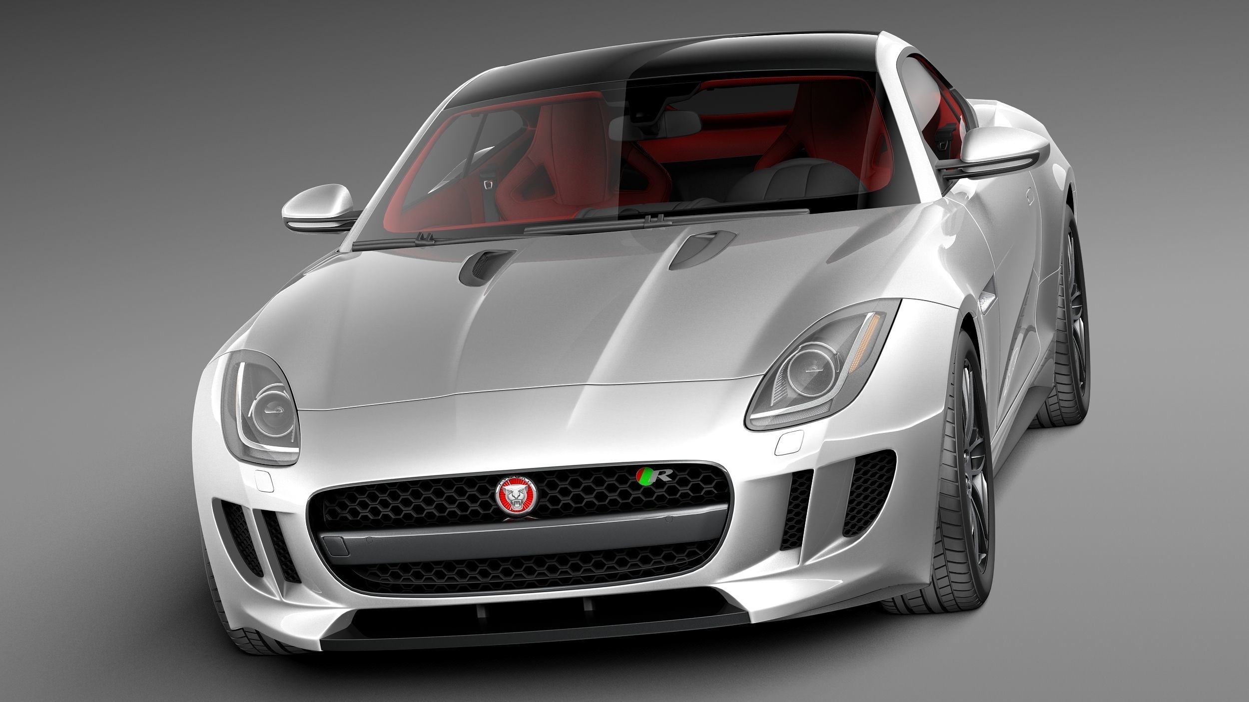Jaguar F-Type R Coupe 2015 3D model_1