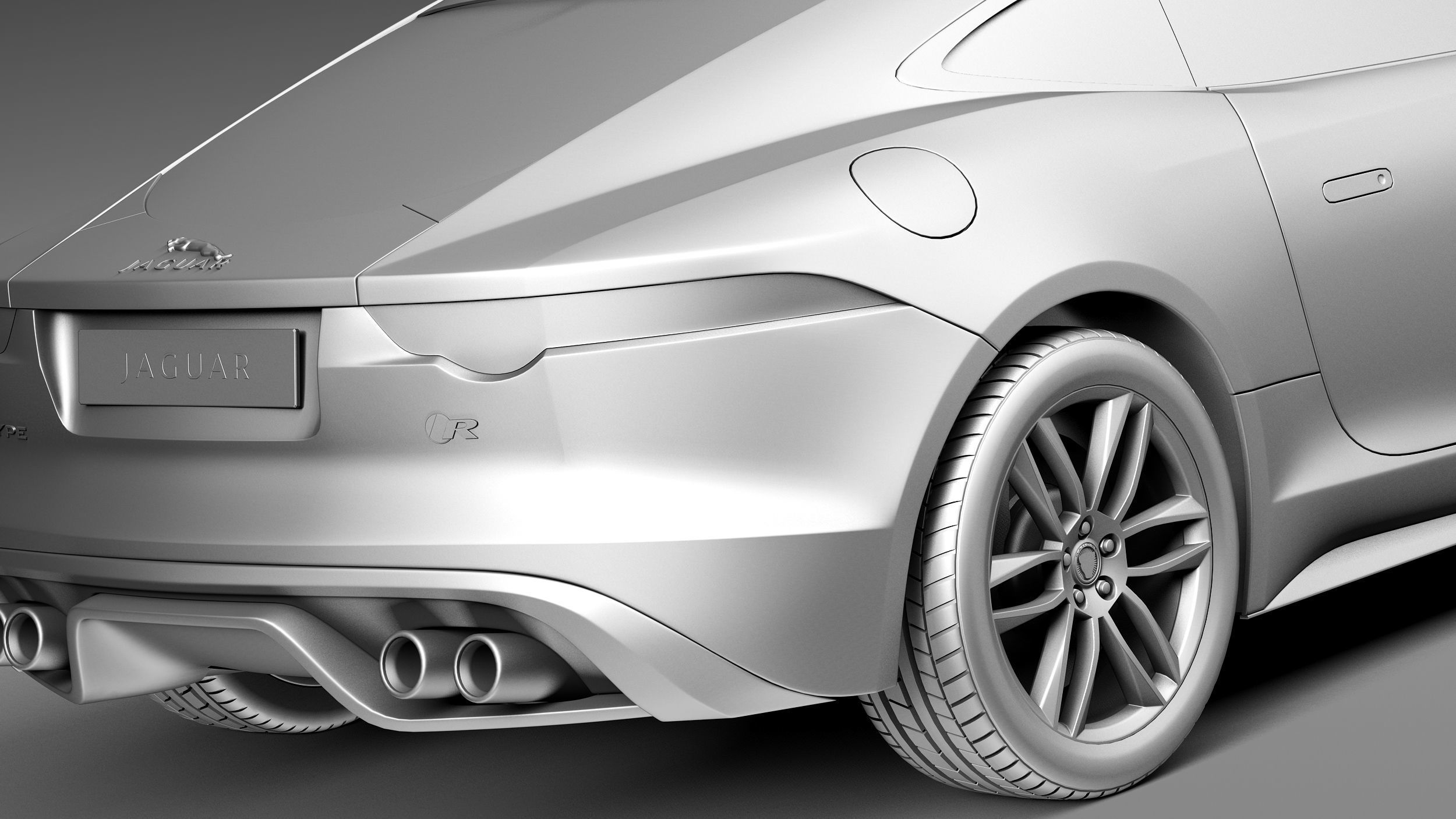 Jaguar F-Type R Coupe 2015 3D model_11