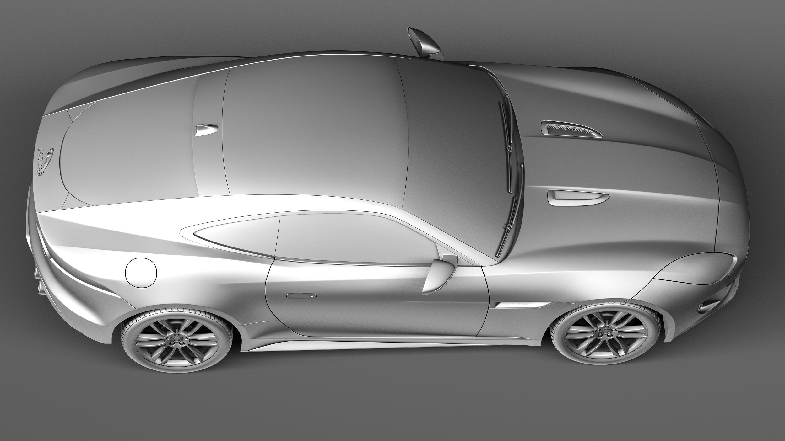 Jaguar F-Type R Coupe 2015 3D model_15