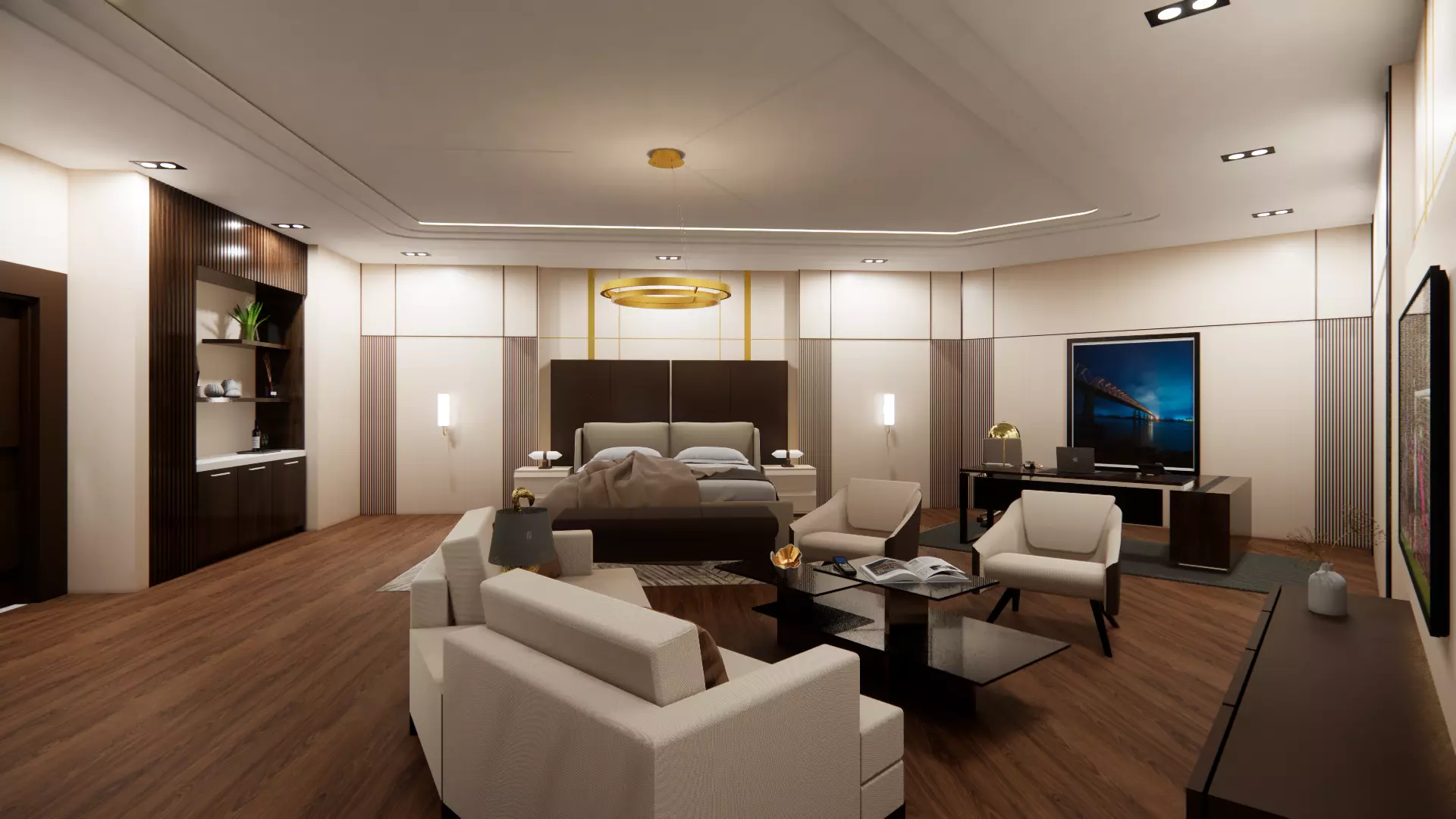 PRESIDENTIAL HOTEL SUITE 3D model_0