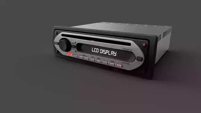 Car stereo SONY CDX-GT20 3D model