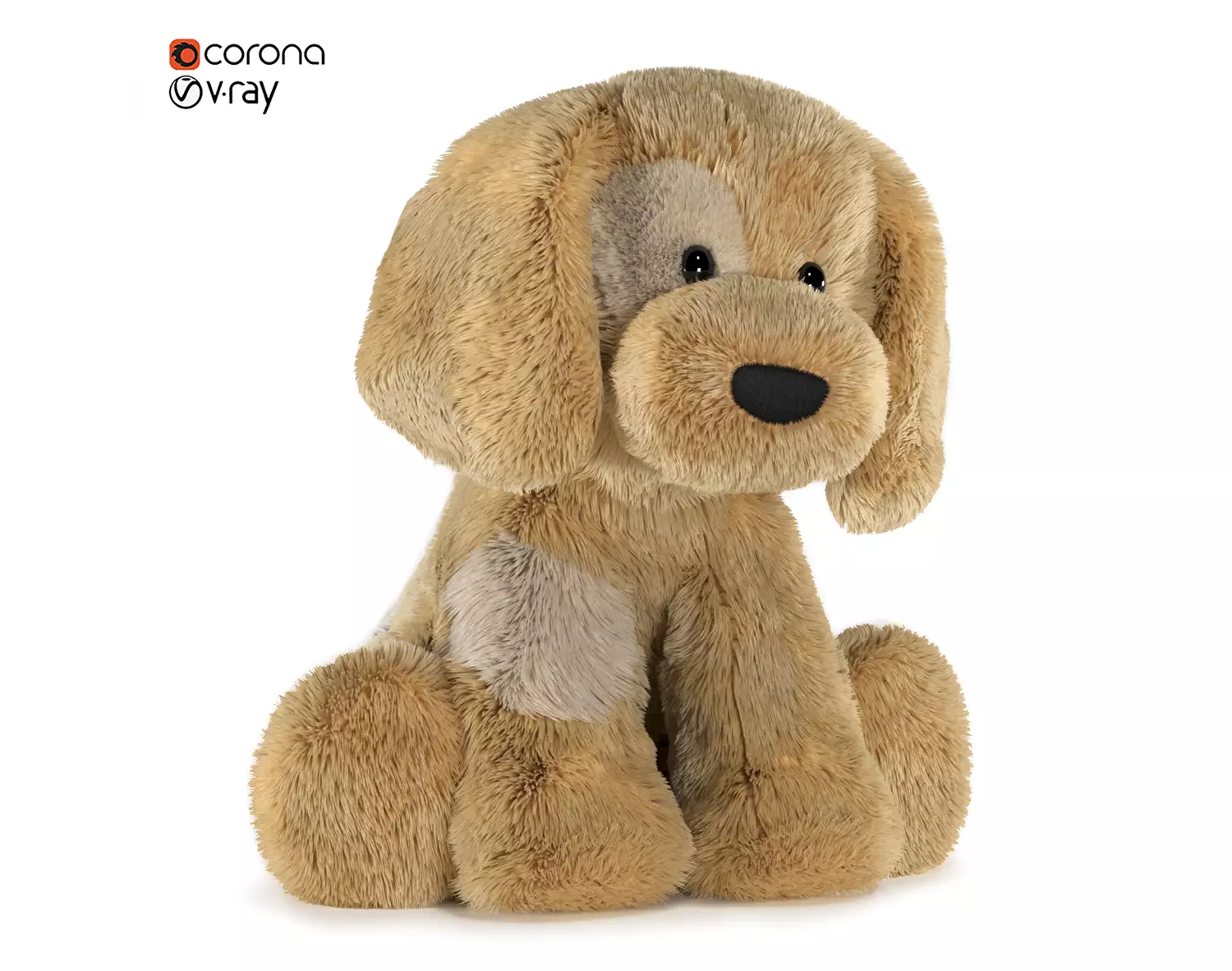 Gund Spunky Barking Dog 3D model