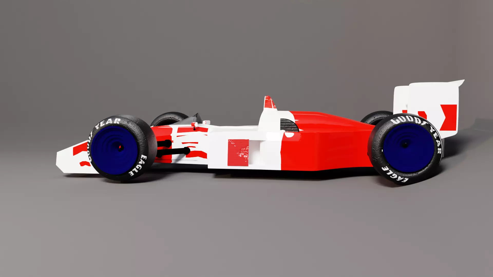F1 Car Lowpoly 2023 3D model