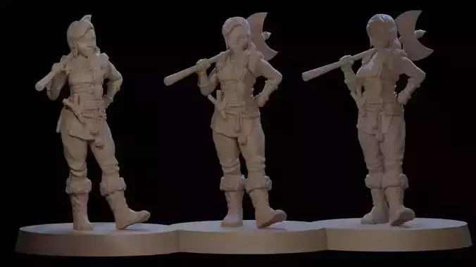 THE GIRL WITH THE AXE