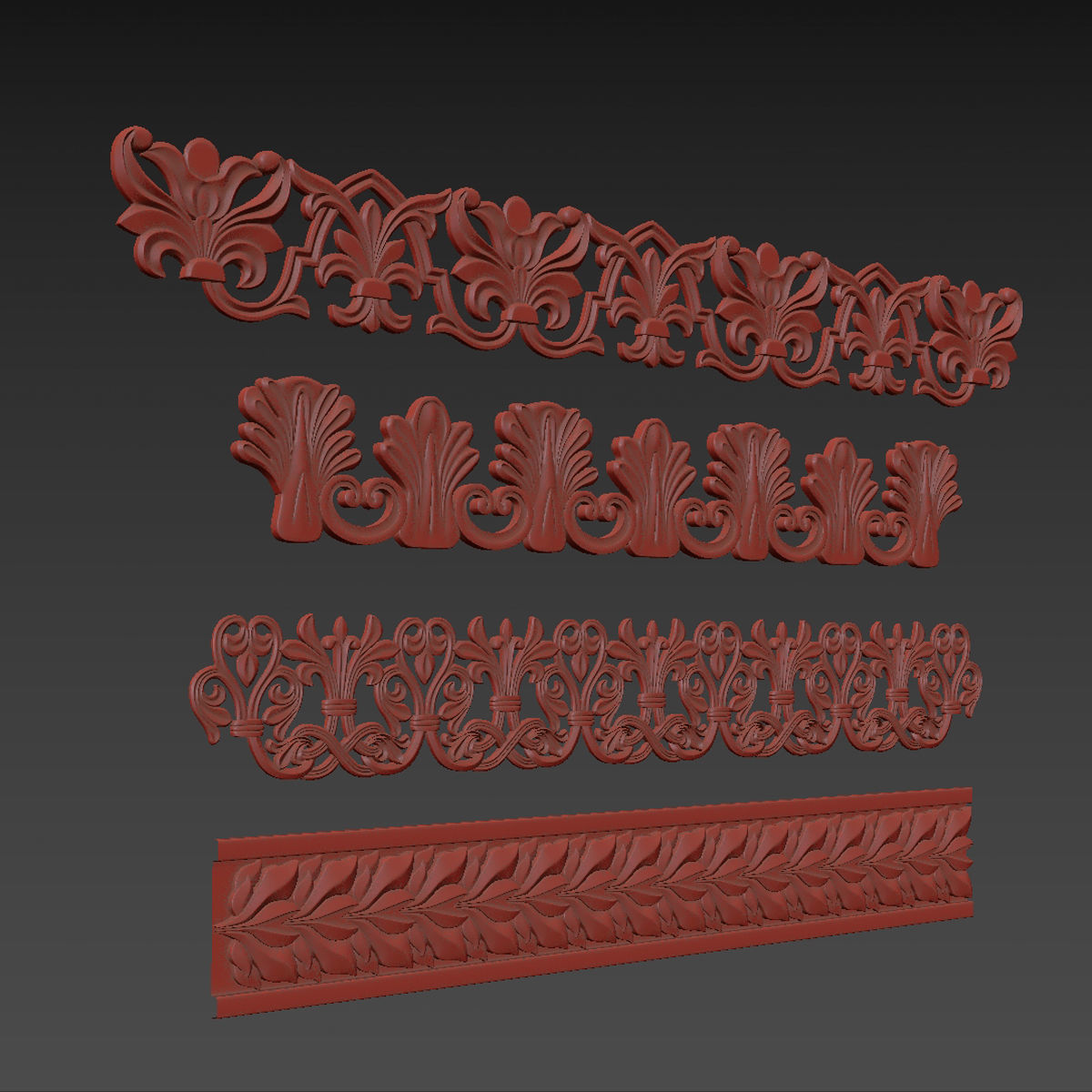 Path Ornament Pack 21 3D model_5