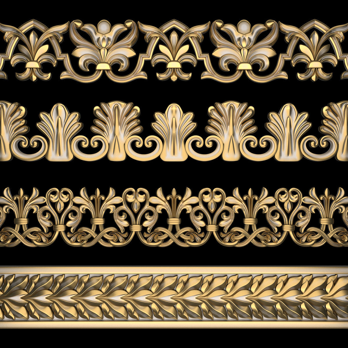 Path Ornament Pack 21 3D model_1