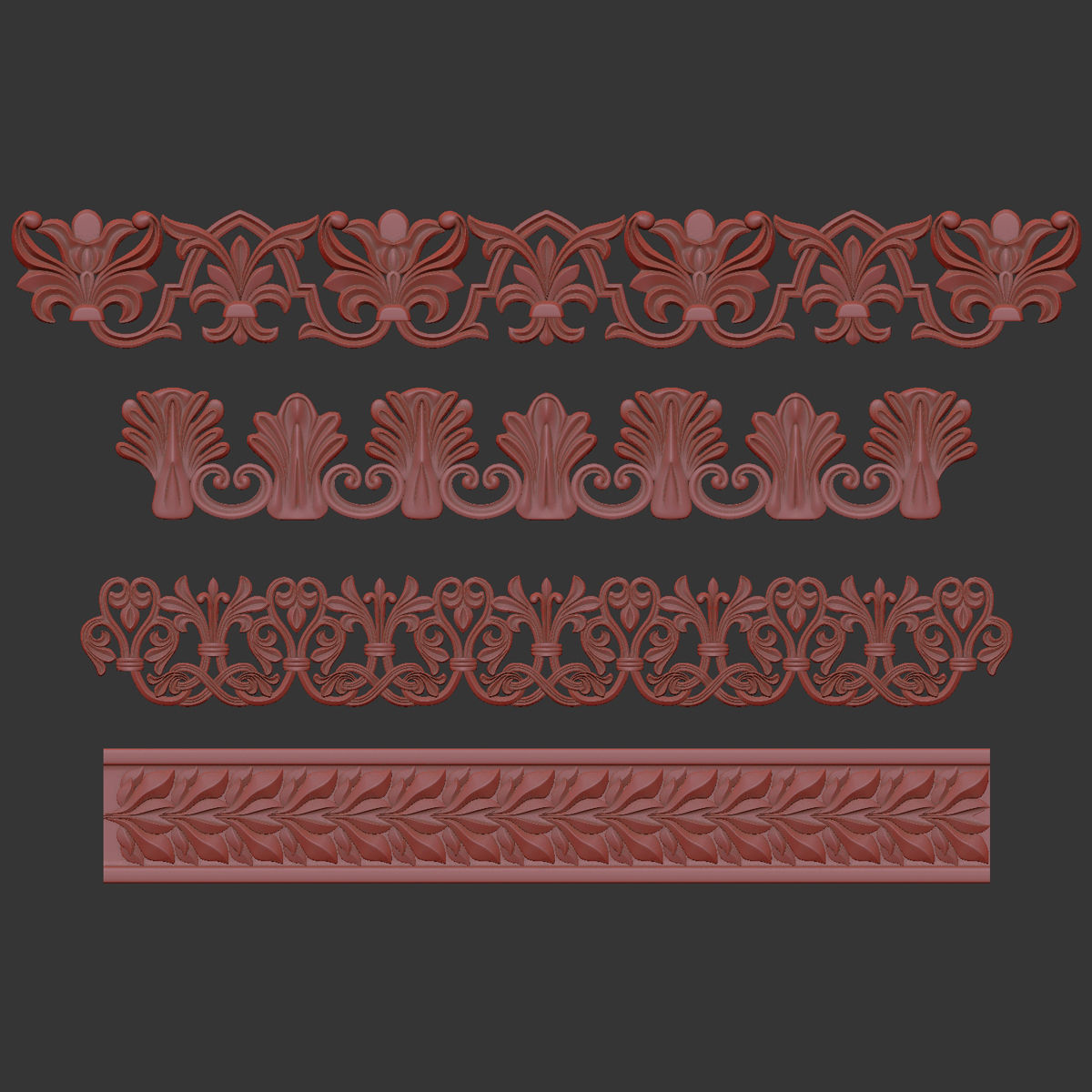 Path Ornament Pack 21 3D model_6