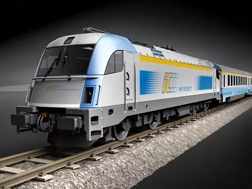 Taurus Train 3D model_0