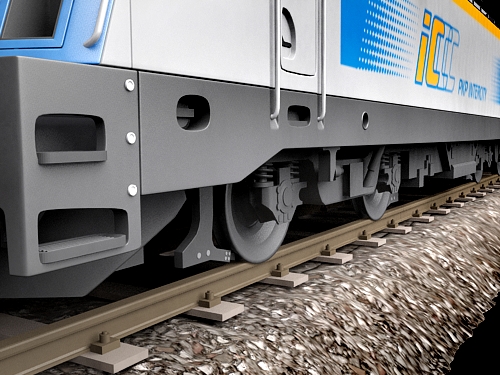 Taurus Train 3D model_2