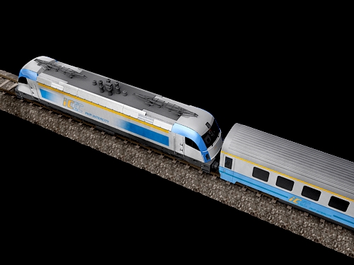 Taurus Train 3D model_4