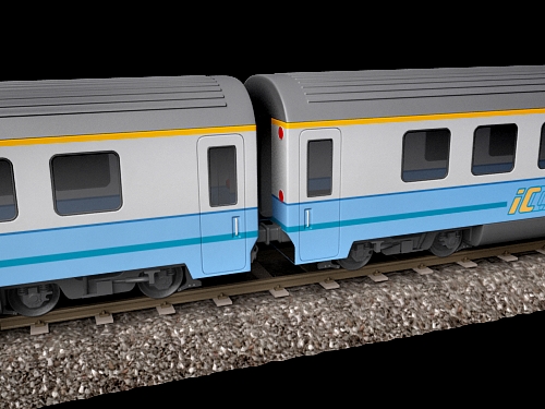 Taurus Train 3D model_1