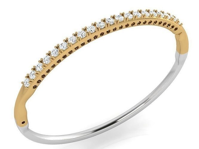 Bracelet With Diamonds 3835 3D print model