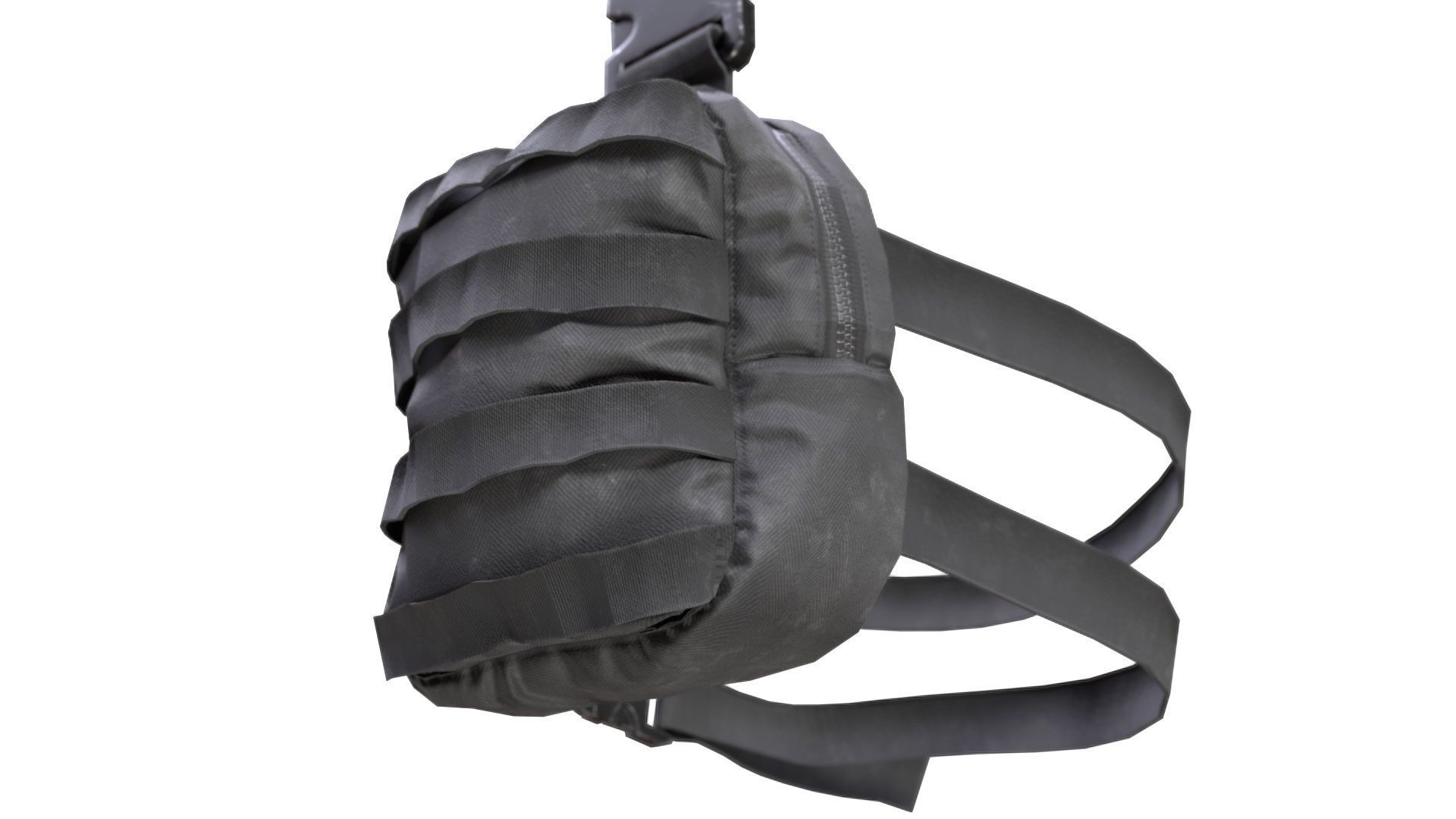 Military Bag 1 Low-poly 3D model_4