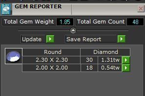 Round Cabochon Ring With Diamonds 3843 3D print model_8