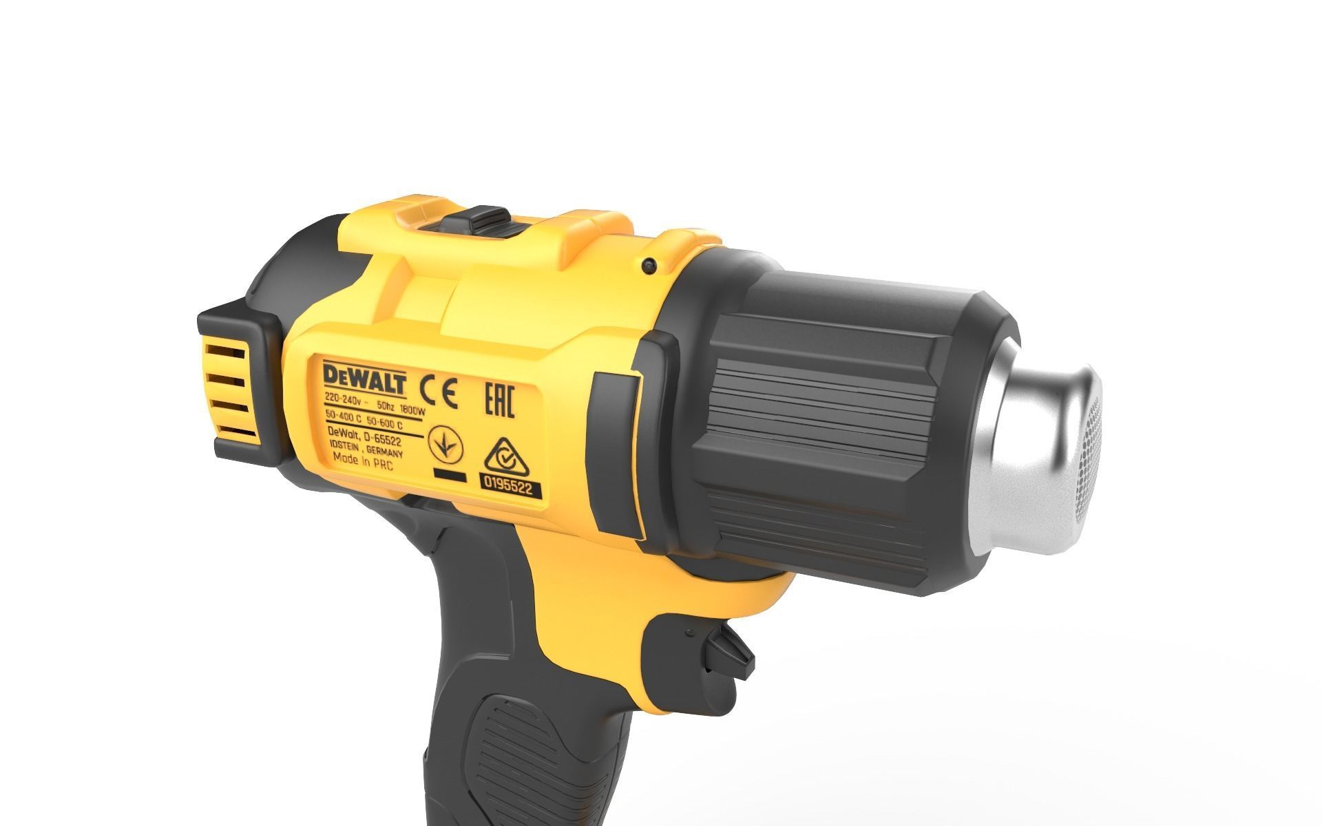 DeWalt 20V Heat Gun 3D model_4