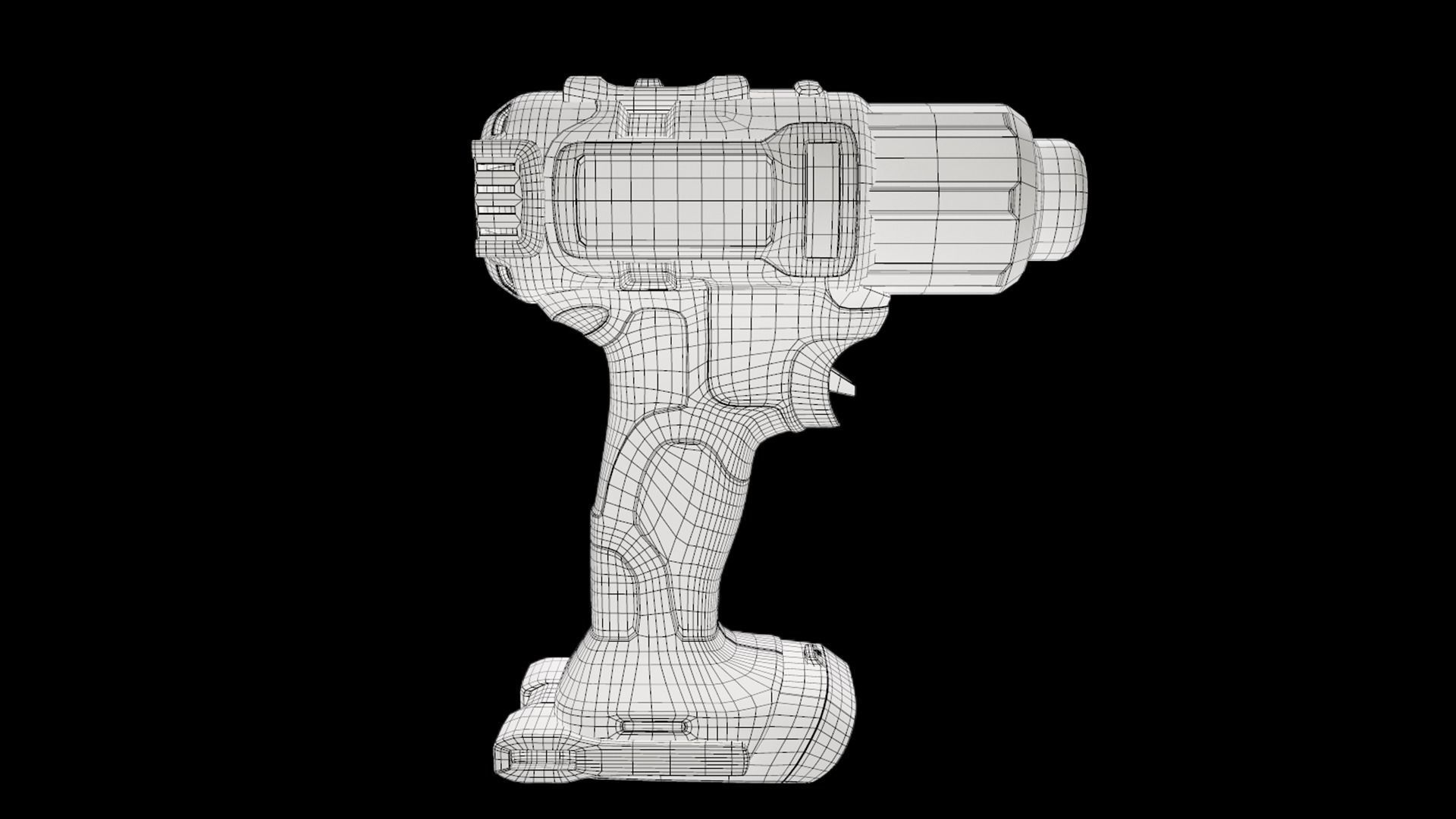 DeWalt 20V Heat Gun 3D model_11