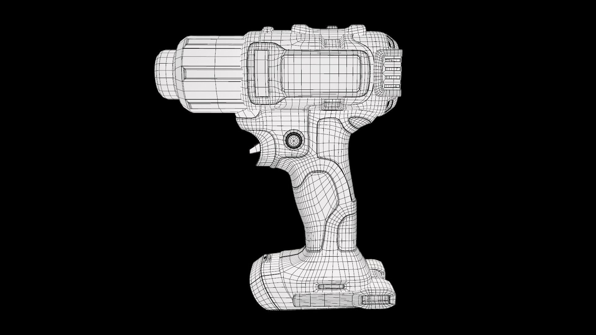 DeWalt 20V Heat Gun 3D model_8
