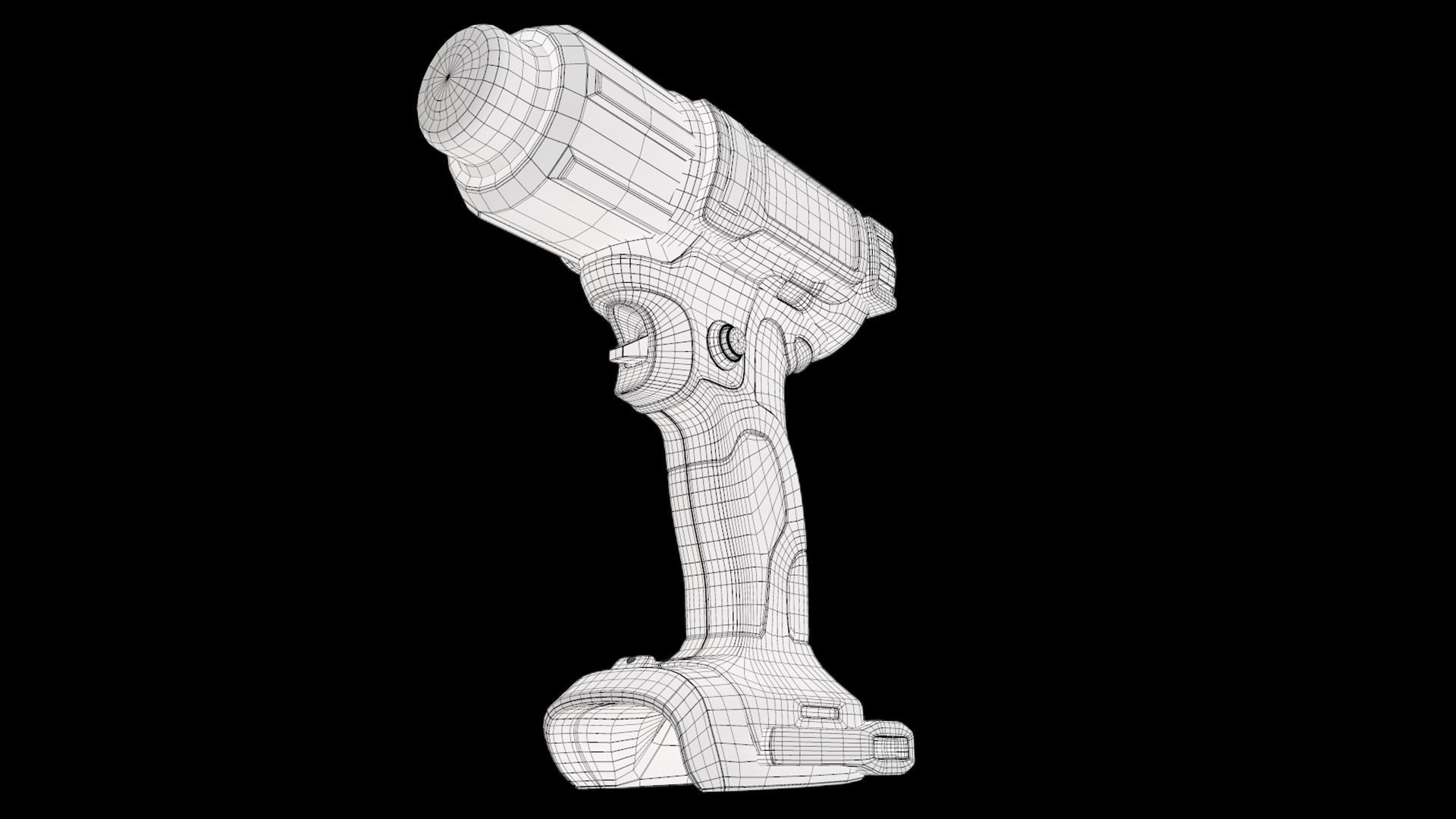 DeWalt 20V Heat Gun 3D model_9