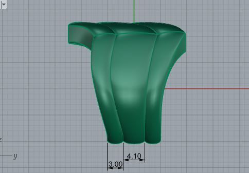 3 Pcs V Style Rings 3844 3D print model_6