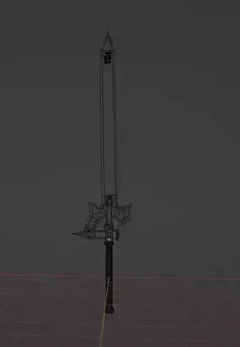 Kirito Sword 3D model