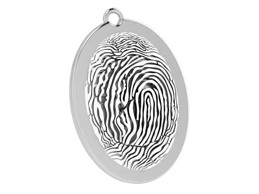 Fingerprint Pendant 3846 3D print model