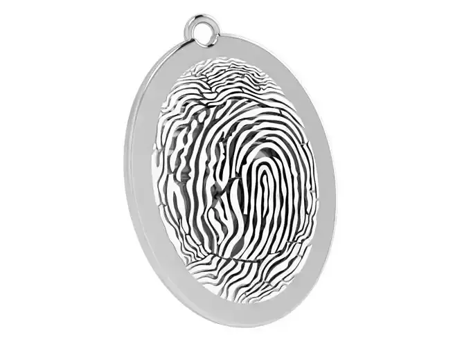 Fingerprint Pendant 3846