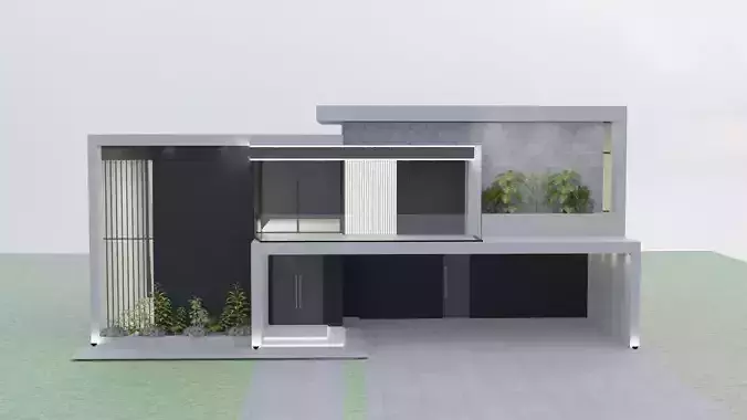 modern house 3D model