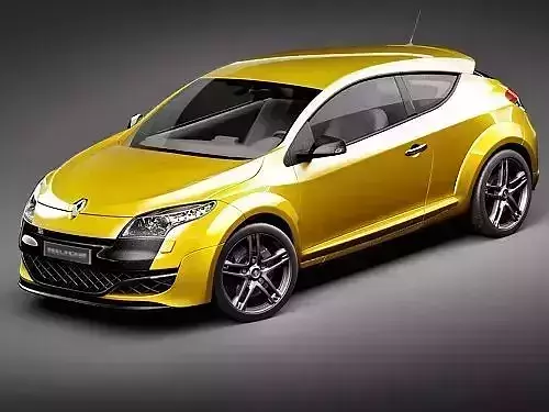 Renault Megane RS 2011 3D model
