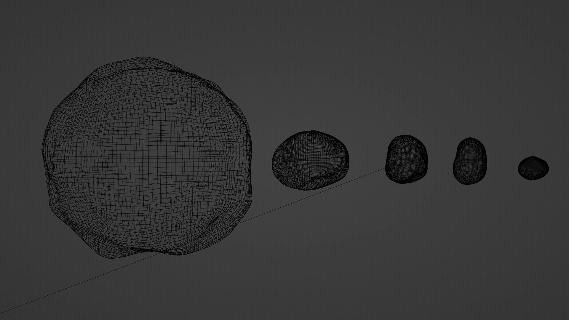 Realistic Rock Set Free 3D model_5