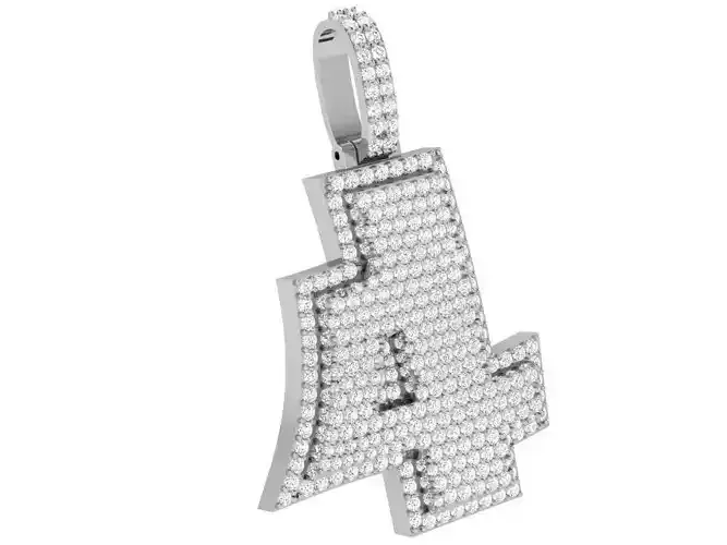 Number 4 Pendant 3855